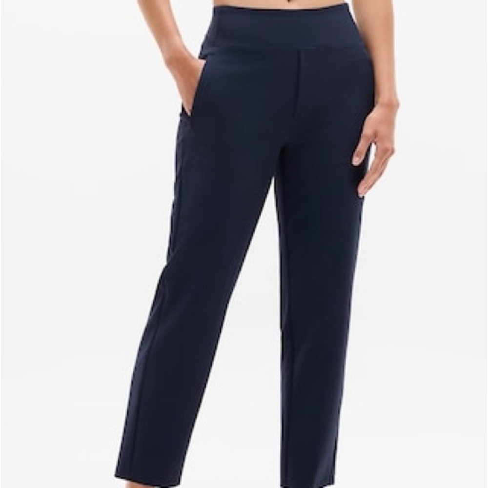 Athleta Ensless High Rise Navy pant